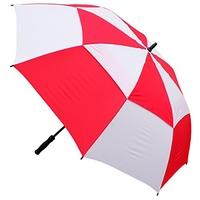 Masters Tour Dri Gust Resistant Umbrella Red/White