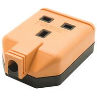 masterplug els13o free mains socket 13a orange