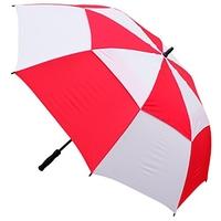 masters tour dri gust resistant umbrella redwhite