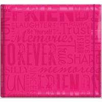 MBI Gloss Scrapbook 12x12ins - Friends, Pink 262597