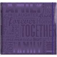 MBI Gloss Scrapbook 12x12ins - Family, Purple 262601