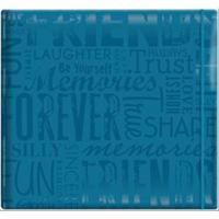 MBI Gloss Scrapbook 12x12ins - Friends, Teal 262603