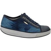 mbt jambo 5 w canvas womens shoes trainers in blue