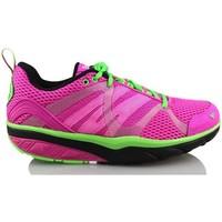 mbt leasha trail lace up womens shoes trainers in multicolour