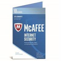 McAfee 2017 Internet Security 10 Device 1 Year Subscription