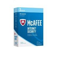 McAfee 2017 Internet Security 3 Device 1 Year Subscription