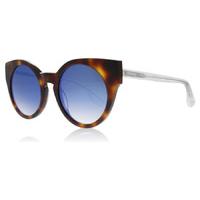 mcq mq0074s sunglasses havana blue 002 50mm