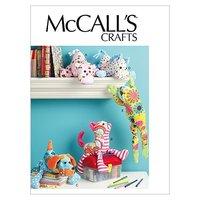 mccalls patterns m6485 stuffed animals 350735