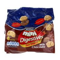 McVities Mini Chocolate Digestive 6 Pack