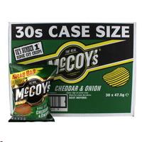 McCoys Cheddar and Onion x 30