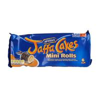 McVities Jaffa Cake Mini Rolls 6 Pack