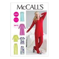 McCall\'s M6474 Misses\'/Women\'s Top, Tunic, Gowns and Pants 378382