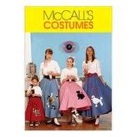 McCall\'s M6101 Children\'s/Girls\'/Misses\' Pull-On Skirt and Petticoat 378197