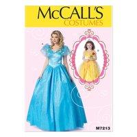 mccalls m7213 floor length dress with full skirt 379941