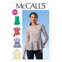 McCall\'s M7052 Misses\' Tops 378808