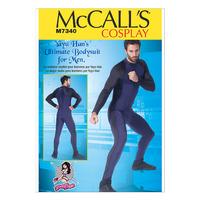 McCall\'s M7340 Men\'s Zippered Bodysuit by Yaya Han 380587