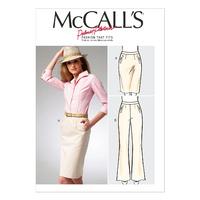 McCall\'s M6757 Misses\' Skirt and Pants 378523