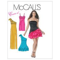 mccalls m6283 misses lined dresses 378323