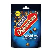 McVities Digestives Nibbles Double Chocolate In Resealable Packet 120g