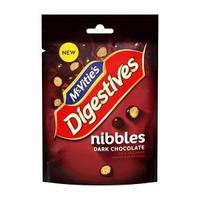 Mcvities Digestives Nibbles Dark Chocolate In Resealable Packet 120g