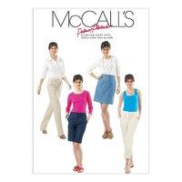 McCall\'s M6361 Misses\' Skirt, Shorts and Pants In 2 Lengths 378346