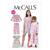 McCall\'s M6831 Children\'s/Girls\' Tops, Gowns, Short and Pants 378551