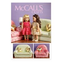McCall\'s M6853 Dresses and Shoes For 18 Doll, and Furniture 378574