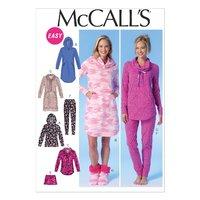 McCall\'s M7061 Misses\' Tops, Dress, Shorts, Pants and Slippers 378833