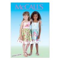 McCall\'s M7076 Children\'s/Girls\' Dresses and Belt 378883