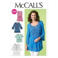 mccalls m7128 misses tops and tunic 379138