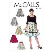 McCall\'s M7197 Misses\' Skirts 379908