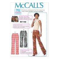 mccalls m7198 misses shorts and pants 379909