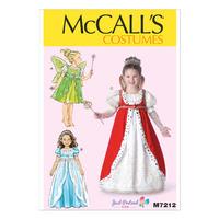 McCall\'s M7212 Children\'s/Girls\' Costumes 379940