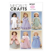 McCall\'s M7227 Clothes For 18 Doll 380175