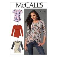 McCall\'s M7247 Misses\' Tops 38...