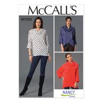 McCall\'s M7252 Misses\' Tops 38...