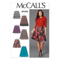 McCall\'s M7253 Misses\' Skirts 380238