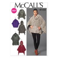 McCall\'s M7255 Misses\' Ponchos and Belt 380248