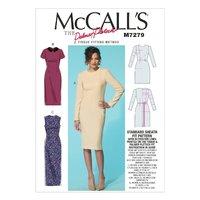 McCall\'s M7279 Misses\' Dresses and Optional Collar 380312