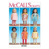 McCall\'s M7336 Clothes for 18 Dolls 380572