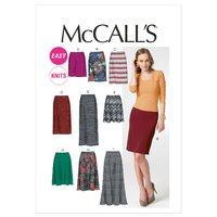 McCall\'s M6654 Misses\' Skirts In 7 Lengths 378481