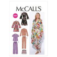 mccalls m6659 misses robe belt tops shorts and pants 378482