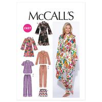 McCall\'s M6659 Misses\' Robe, Belt, Tops, Shorts and Pants 378482