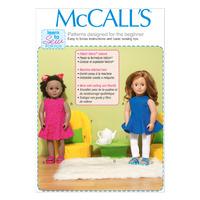 mccalls m7105 clothes for 18 dolls chairs pillow and table 378970