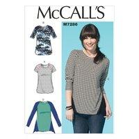 McCall\'s M7286 Misses\' Tops 38...