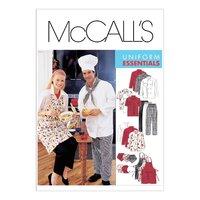 McCall\'s M2233 Misses\' and Men\'s Jacket, Shirt, Apron, Pull-On Pants, Neckerchief and Hat 377802