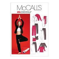 McCall\'s M4261 Misses\'/Miss Petite Unlined Jacket, Top, Bra, Pants In 2 Lengths, Skirt and Bag 377901