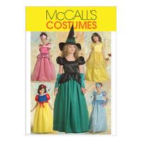 McCall\'s M5494 Children\'s/Girls\' Princess and Witch Costumes 378021