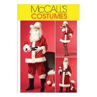 mccalls m5550 missesmens santa costumes and bag 378023