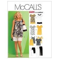 mccalls m5640 womens tops dresses shorts and capri pants 378029